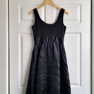 White House Black Market Silk Sleeveless Cocktail Dress